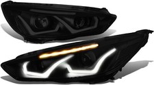 For 15-18 Ford Focus Projector Headlights Smoked Lens LED DRL Turn Signal Lamps picture