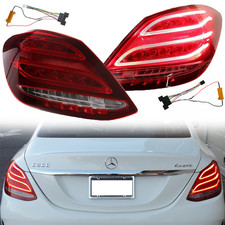 LH+RH LED Upgrade Taillight For 2015-2018 Mercedes Benz C Class W205 C300 C350 picture