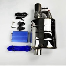 JTLD 63mm Stainless Steel Exhaust Muffler with Remote Valve picture