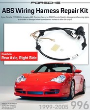 Porsche 911 996 ABS Wiring Harness Repair Kit (Right Rear) GENUINE 99661295402 picture