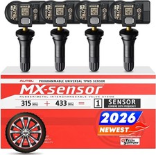 4Pack Autel MaxiTPMS TPMS Sensors 315MHz 433Mhz Tire Pressure MX-Sensor Rubber picture