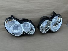 06-09 Mercedes W209 CLK350 CLK550 CLK63 AFS Bi-Xenon Headlight Assy, Pair L&R picture