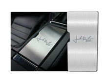 Jack Roush Brushed Center Console Lid Trim Panel Cup Holder for 10-14 Mustang picture