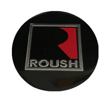 3.35'' Black 3d ROUSH Car Steering Wheel Center Emblem Sticker Trim for SHELBY picture