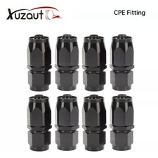 2/4/8pcs 6AN/8AN/10AN Straight Swivel Hose End Fitting Adaptor For CPE Hose picture