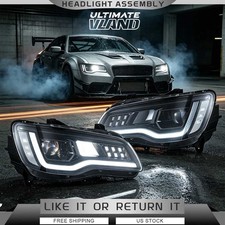 VLAND LED Headlights For 2011-2023 Chrysler 300 Front Lamps W/start Animation picture