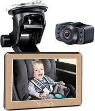 Baby Car Mirror 5''Hd Display Automatically Switches the Night Vision Function,  picture