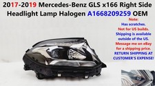 2017 -2019 Mercedes-Benz GLS x166 Right Side Headlight Lamp Halogen A1668209259 picture