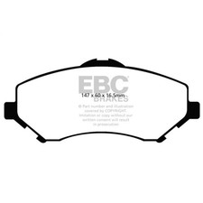 EBC UD1273 Brake Pad Set 2-Wheel Front for VW Jeep Wrangler Dodge Journey JK C/V picture