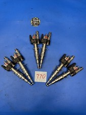 07-15 BMW 135i 335i 535i E60 E90 N54 INJECTOR SET of 6 INDEX 12 TESTED OEM picture