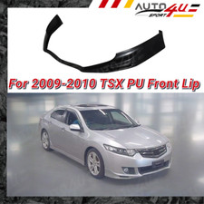 Fits 2009-10 Acura TSX Unpainted PU Type-S Style Front Bumper Body Lip Splitter picture