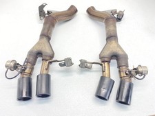 12-18 BMW F06 F10 F12 M5 M6 Rear Left & Right Muffler Tailpipe End Tips Set OEM✅ picture