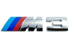 For BMW Genuine M-Performance E46 Rear Trunk Lid M3 Emblem Badge 51147893655 picture