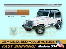 1987 1988 1989 1990 Jeep Laredo YJ Decals & Stripes Kit picture