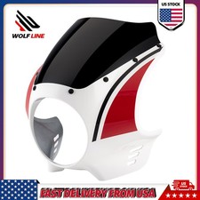 WOLFLINE Windshield & Headlight Fairing Cowling Kit for Yamaha XSR900 2022-2026 picture