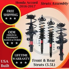 Monroe OEM Front & Rear Struts For 2016-2017 Honda Accord Lifetime Warranty picture