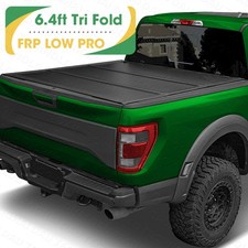 6.4FT Hard Tri Fold Low Profile Tonneau Cover For 2003-2026 Ram 1500 2500 3500 picture