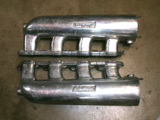 Edelbrock Marine Water Cooled Exhaust Manifolds Big Block Chevrolet V-Drive Jet picture