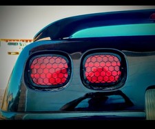 91-96 Corvette HONEYCOMB Tailight Covers/Louvers 4pack picture
