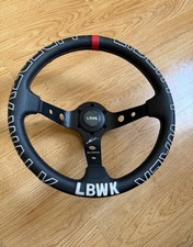LIBERTY WALK VERTEX STEERING WHEEL 330mm RARE FOR NARDI MOMO GTR SKYLINE SILVIA picture