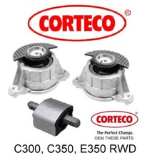 CORTECO OEM ENGINE MOTOR TRANSMISSION  MOUNTS KIT 3PCS MERCEDES 204240431764 NEW picture