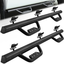 For 09-14 Ford F150 Super Crew Cab Running Boards Side Steps Nerf Bar Hoop Step picture