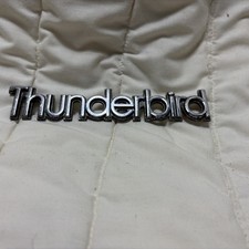 VINTAGE 1983-1987 FORD THUNDERBIRD PLASTIC EMBLEM  5 3/8