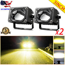 2PC LED Work Light Spot Pods Driving Fog Yellow White Offroad ATV SUV Motorcycle picture