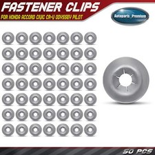50Pcs 3mm Metal Push Nuts Clip Emblem Retainer Fasteners for Honda Accord Civic picture