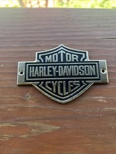 RARE AMF 1977 Harley Davidson XLRC 1000 Tank Emblem Original picture