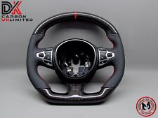 Aston Martin DB11 DBS Vantage Perforated Red Ring Gloss Carbon Steering Wheel v1 picture