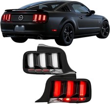 2005-2009 Mustang LED Tail Lights Sequential Signal Clear Lens picture