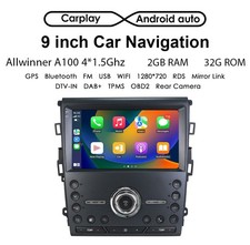 For Ford Fusion 2013-2019 CarPlay Car Radio GPS Navi 9