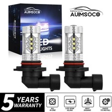 2x 9006/HB4 LED Fog Light Bulbs Driving Lamp Cool White 10000K High Power Lamp picture