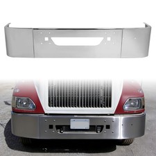 For International Harvester 9100 9200 9400 1997+ Chrome Steel Front Bumper New picture