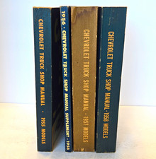 Vintage 1955-1958 Chevrolet Truck Shop Manual Lot Original OEM Factory Service picture