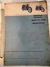 Harley-Davidson Service Manual 1959-1968 Sportster 1967 Harley Davidson picture