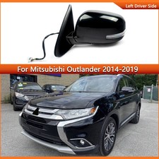 Driver Side Door Mirror For 2014-2019 Mitsubishi Outlander Power Heated w/Signal picture
