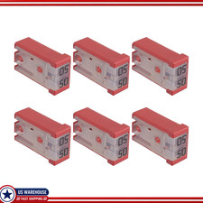 50A 32V Mini Slotted MCASE Cartridge Fuse, 6-PackStyle: 50A picture