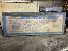 VINTAGE 50’s,60’s,70’s STATION WAGON REAR BUMPER SPLASH GUARD ACCESSORY WHITE picture