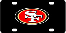 (one) Aluminum License Plate  6 in x 12 in MADE in USA FOR San francisco 49ers picture