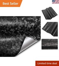 Black Stealth Camouflage Vinyl Wrap Roll 50ft x 5ft - Easy DIY Application picture