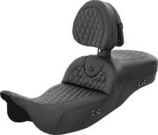SADDLEMEN RoadSofa* Seat - Honeycomb - with Backrest - Extended Reach - Heated - picture