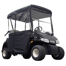 OEM EZGO RXV Poly Enclosure Three Sided Weatherproof Black PF11352 For Golf picture