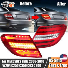 Pair LED Rear TailLight Lamp For MERCEDES BENZ 2008-2010 W204 C250 C350 C63 C300 picture