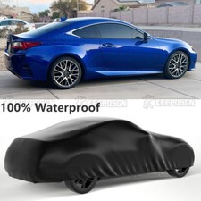 Black 100% Waterproof Satin Stretch Car Cover For Lexus RC200t RC300 RC350 RC F picture