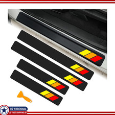 Tricolor Carbon Fiber Door Sill Guards Toyota Tacoma TRD, 4Runner, Tundra, RAV4- picture