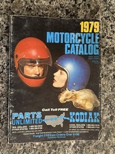Vtg 1979 Motorcycle Parts Unlimited KRW Helmet Goggles Accessories Catalog Book picture