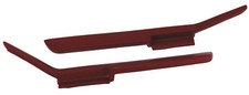 Corvette C4 Moulded Door Panel Armrest Pair - Red 1984-1985 picture