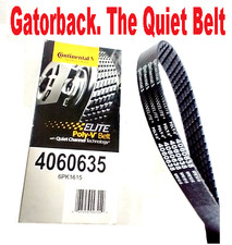 Serpentine Poly-V Quiet Belt Gatorback CONTINENTAL ELITE 4060635, 6PK1615 picture